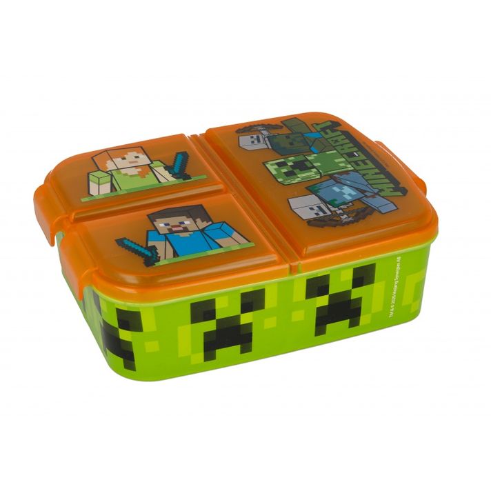 STOR - Dělený plastový box na svačinu MINECRAFT, 40420