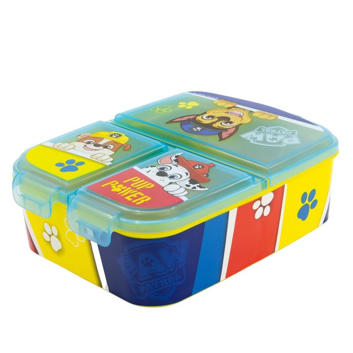 STOR - Dělený plastový box na svačinu PAW PATROL Blue, 74620