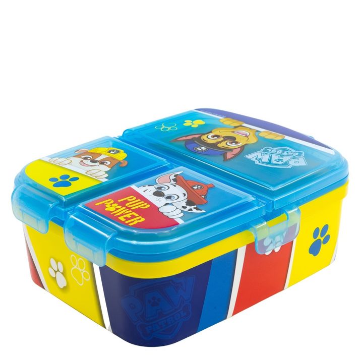 STOR - Dělený plastový box na svačinu XL, PAW PATROL Blue, 74699