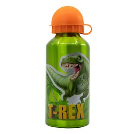 STOR - Hliníková láhev na pití DINOSAUR T-REX, 400ml, 26234