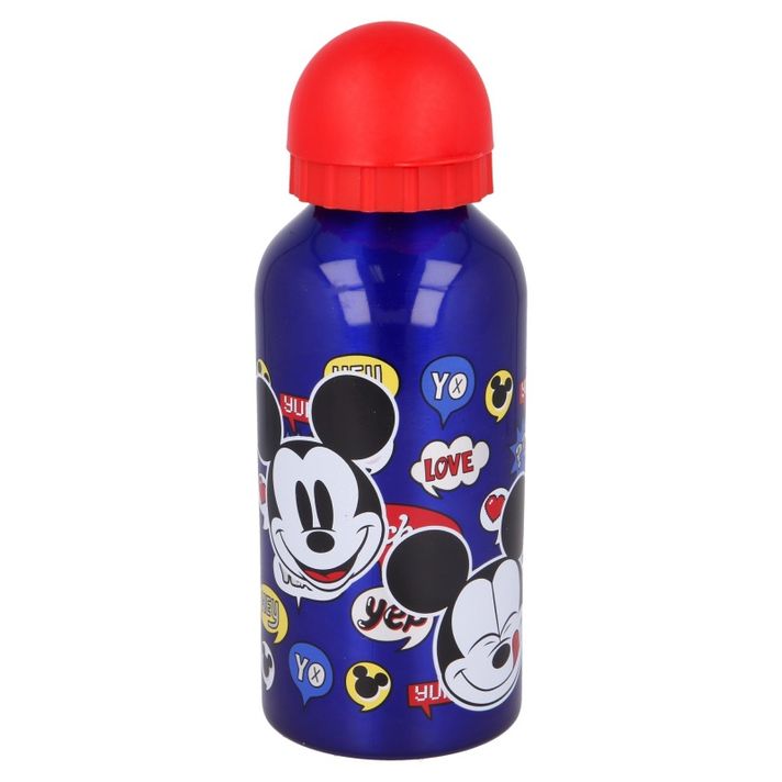 STOR - Hliníková láhev na pití MICKEY MOUSE, 400ml, 50134