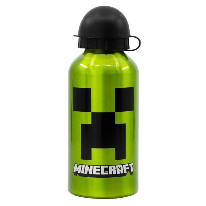 STOR - Hliníková láhev na pití MINECRAFT, 400ml, 40734