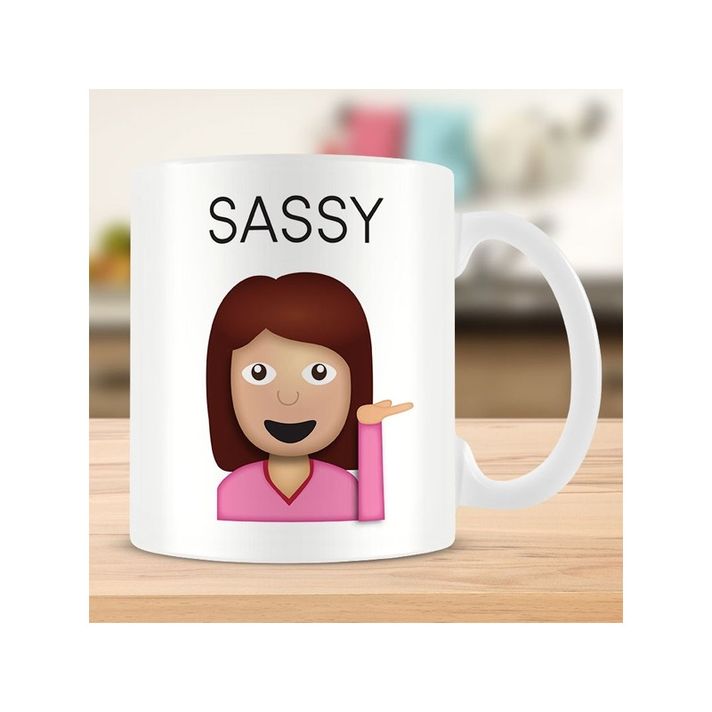 STOR - Keramický hrnek Emoji Sassy 350ml