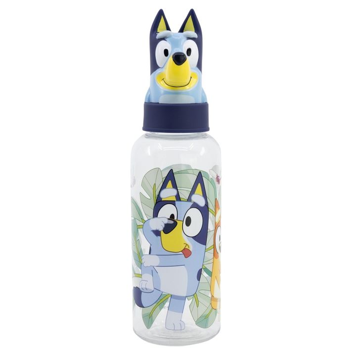 STOR - Plastová 3D láhev s figurkou Bluey, 560ml, 10109