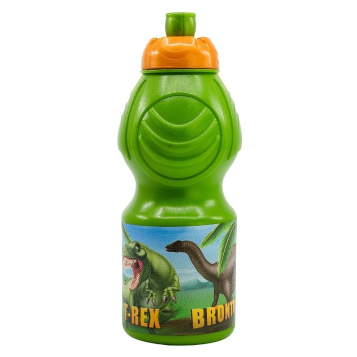 STOR - Plastová láhev na pití DINOSAUR T-REX, 400ml, 26232