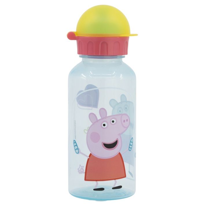 STOR - Plastová láhev Peppa Pig, 370ml, 13910