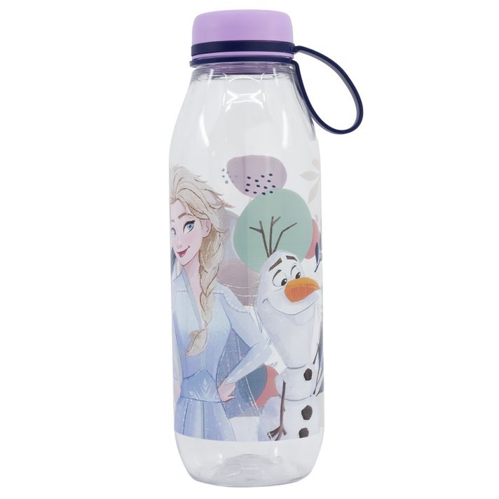 STOR - Plastová láhev se silikonovým poutkem DISNEY FROZEN, 650ml, 74283