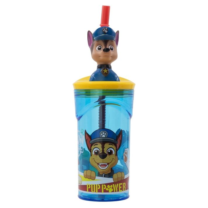 STOR - Plastová 3D sklenička s figurkou Paw Patrol, 360ml, 74666