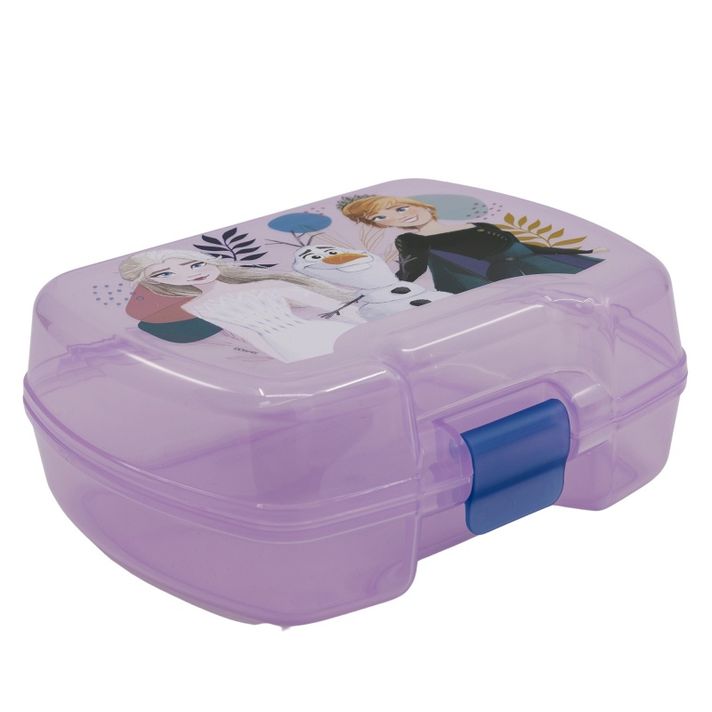 STOR - Plastový box na svačinu DISNEY FROZEN Transparent Maxi, 74277