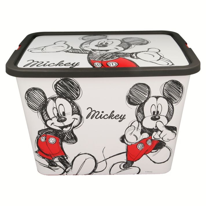 STOR - Plastový úložný box MICKEY MOUSE 23L, 02646