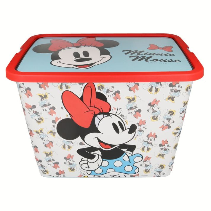 STOR - Plastový úložný box MINNIE MOUSE 23L, 02806