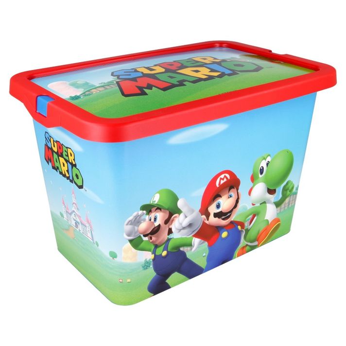 STOR - Plastový úložný box SUPER MARIO 7L, 09594