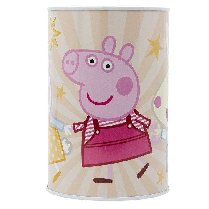 STOR - Plechová pokladnička PEPPA PIG Mega, 44775