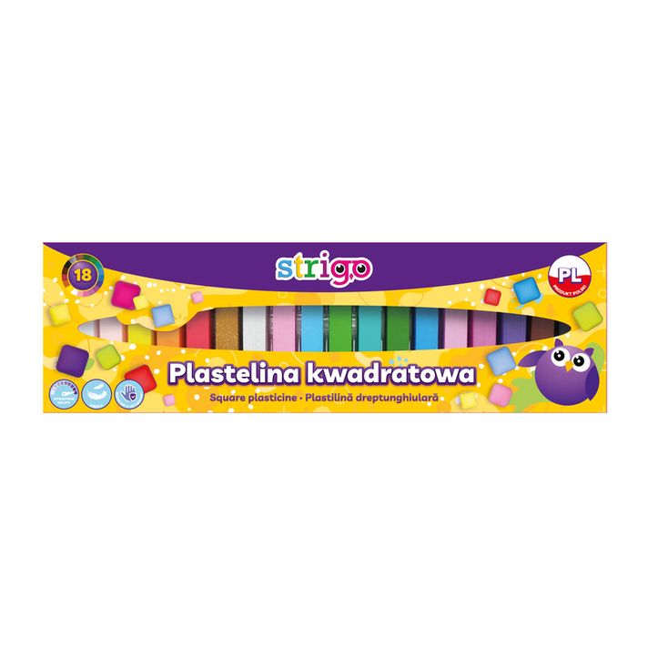 STRIGO - Plastelína hranatá 18 barev