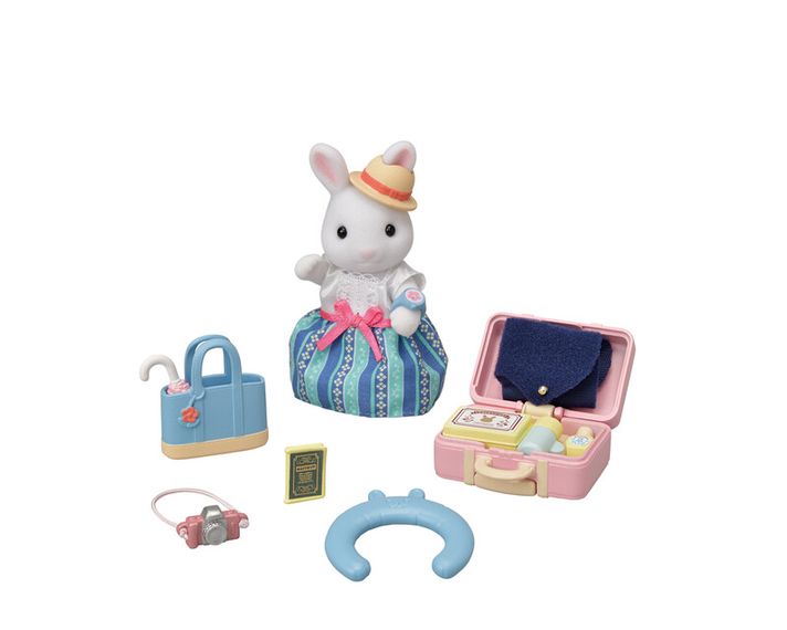 SYLVANIAN FAMILY - Mamka bílý králík a víkendový cestovní set