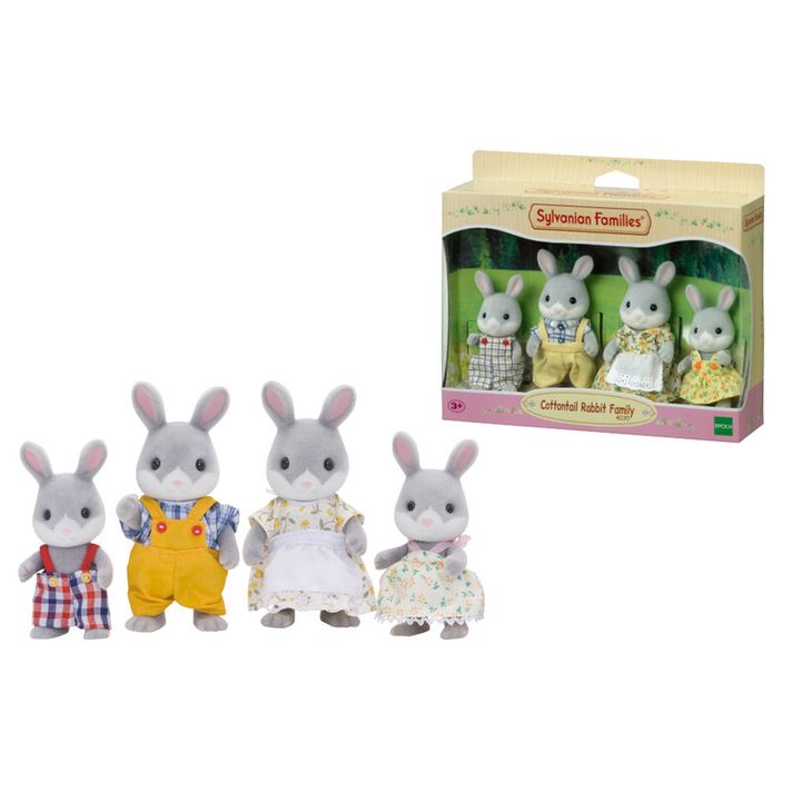 SYLVANIAN FAMILY - Rodina šedých králíků