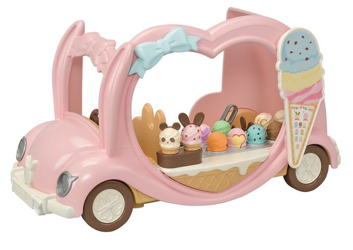 SYLVANIAN FAMILY - Růžový zmrzlinářský vůz