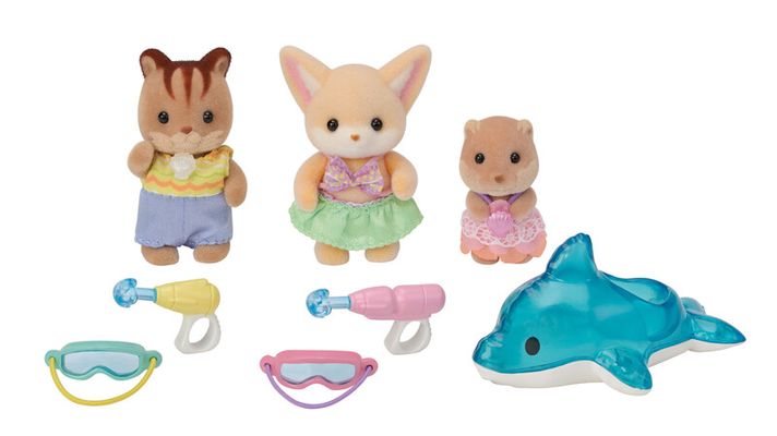 SYLVANIAN FAMILY - Zábava u bazénu Baby Trio