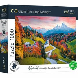 TREFL - prime puzzle 1000 UFT - Toulky: Alpská idylka, Bavorsko, Německo