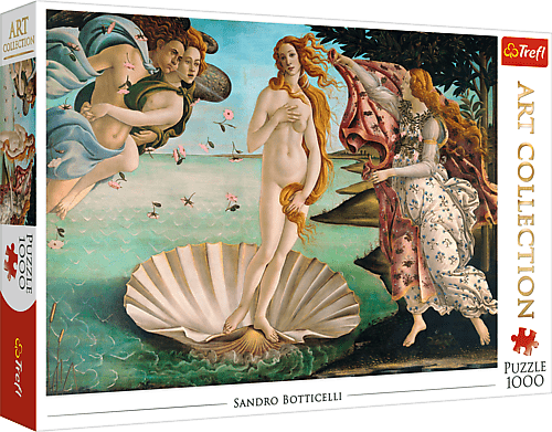 TREFL - Puzzle 1000 Art Collection - Zrození Venuše, Sandro Botticelli