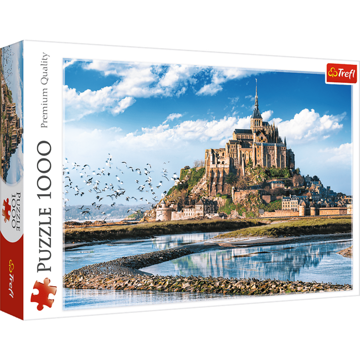 TREFL -  Puzzle 1000 - Mont Saint-Michel, Francie