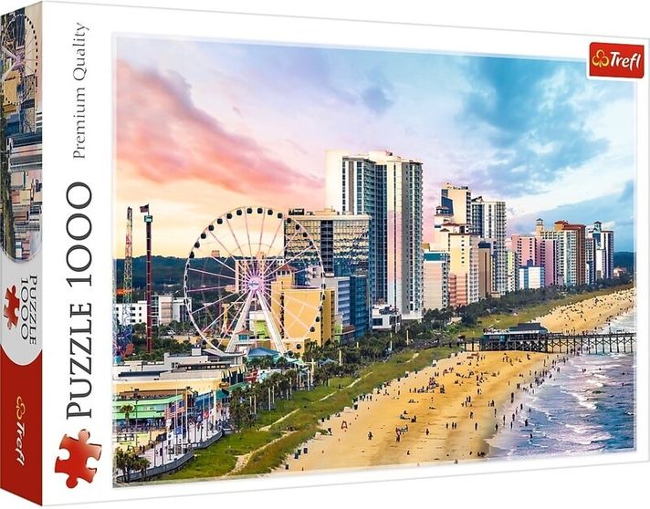 TREFL -  Puzzle 1000 - Pláž Myrtle, Jižní Carolina, USA