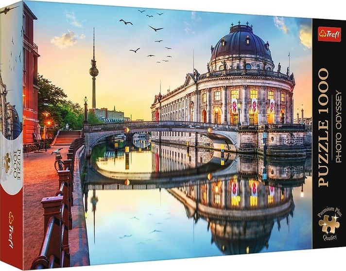 TREFL - Puzzle 1000 Premium Plus - Foto Odysea: Bode muzeum v Berlíně, Německo