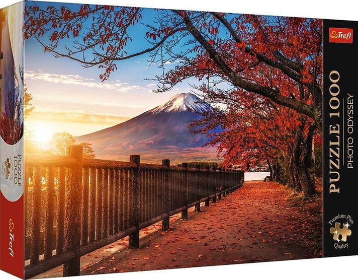 TREFL - Puzzle 1000 Premium Plus - Foto Odysea: Hora Fuji, Japonsko