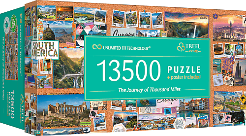 TREFL - Puzzle 13500 UFT - Cesta tisíce mil