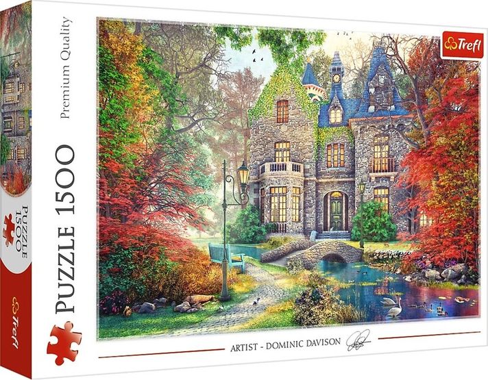 TREFL - Puzzle 1500 - Podzimní zámeček