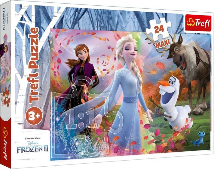 TREFL - Puzzle 24 Maxi Hledání dobrodružství Disney Frozen 2