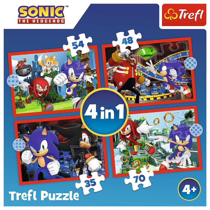 TREFL - Puzzle 4v1 - Sonicova dobrodružství / SEGA Sonic The Hedgehog