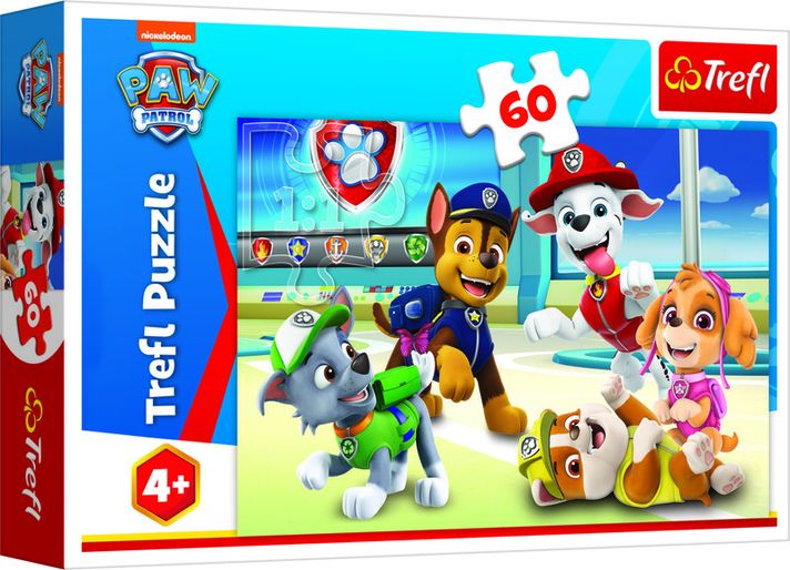 TREFL - Puzzle 60 - Ve světě štěňat / Viacom PAW Patrol