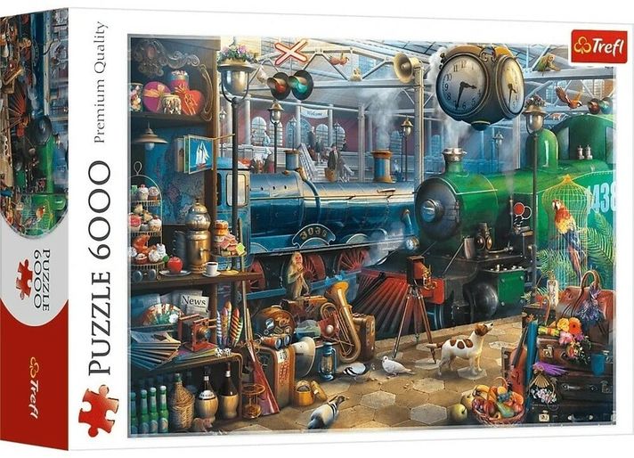 TREFL -  Puzzle 6000 - Železniční stanice