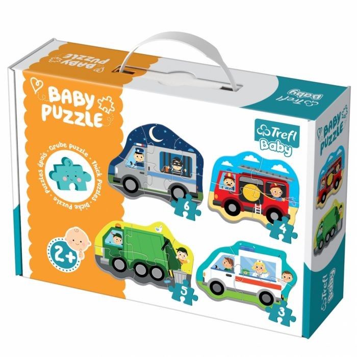 TREFL - Puzzle baby classic Auta a povolání