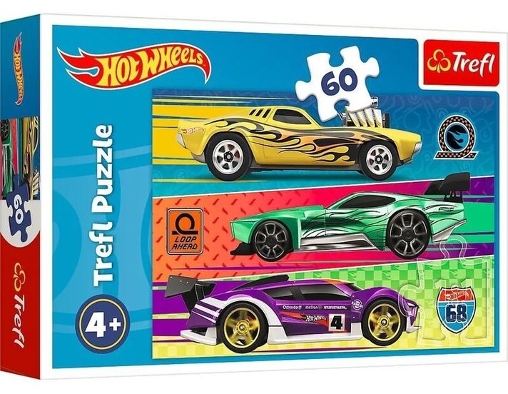 TREFL - Puzzle Hot Wheels Racing 60