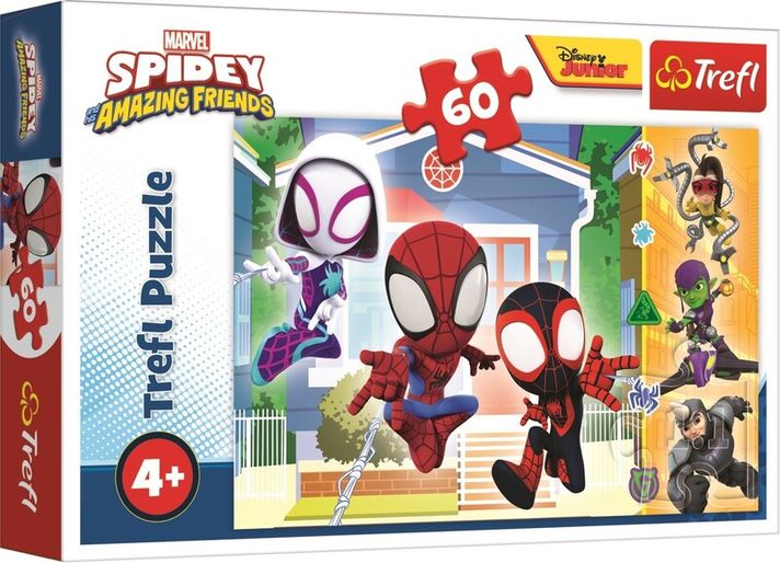 TREFL - Puzzle Ve světě Spideyho 60 dílků