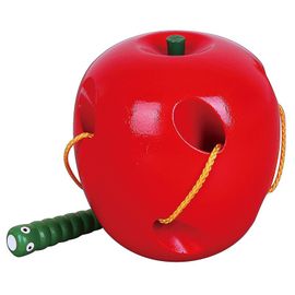 VIGA - Dřevěná hra Červík v jablíčku