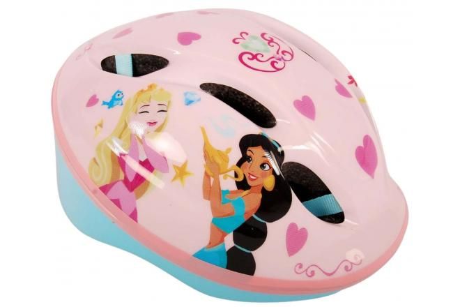 VOLARE - Cyklistická přilba Disney Princess - bílá růžová - 52-56 cm