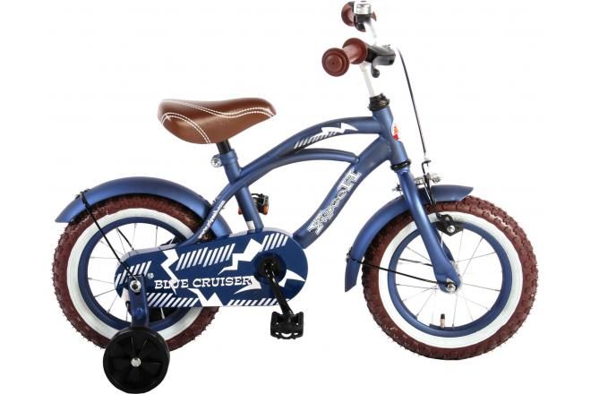 VOLARE - Dětské kolo Blue Cruiser – chlapecké – 12 palcové – modré – smontované na 95 %