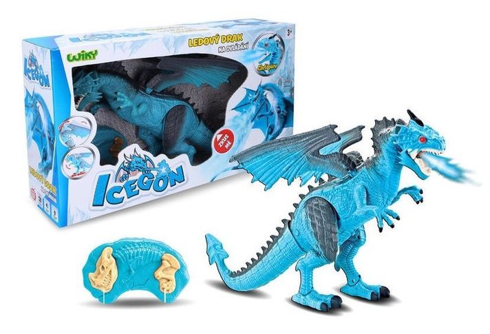 WIKY - Ice Dragon s efekty RC 45 cm