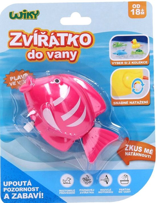 WIKY - Ryba natahovací do vany 10,5 cm - český obal