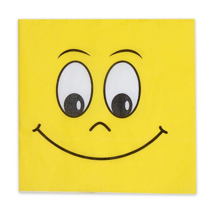 WIMEX - Ubrousky 3-vrstvé 33 x 33 cm Smiling Face /20ks/