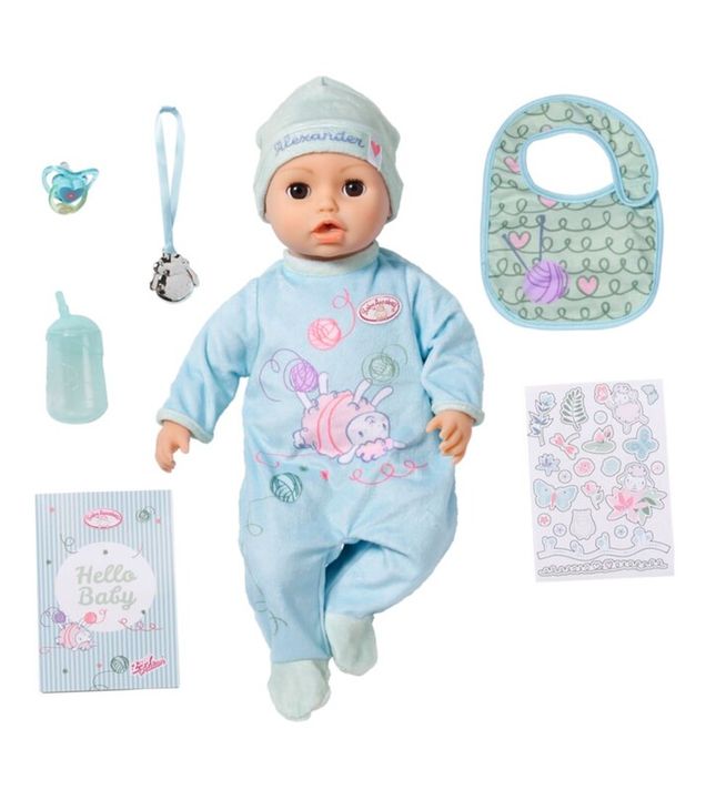 ZAPF - Baby Annabell Interaktivní Alexander, 43 cm