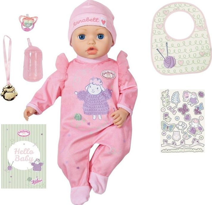 ZAPF CREATION -  709900 Baby Annabell Interaktivní Annabell, 43 cm