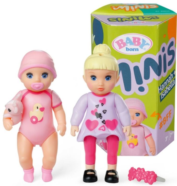 ZAPF CREATION -  BABY born Minis Sada 2 panenek, verze 1