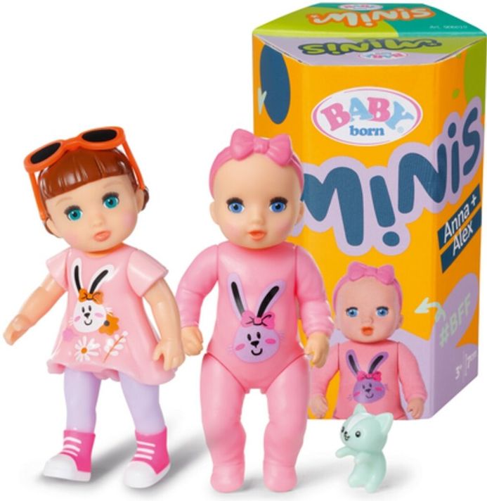 ZAPF CREATION -  BABY born Minis Sada 2 panenek, verze 2