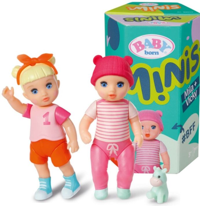 ZAPF CREATION -  BABY born Minis Sada 2 panenek, verze 6