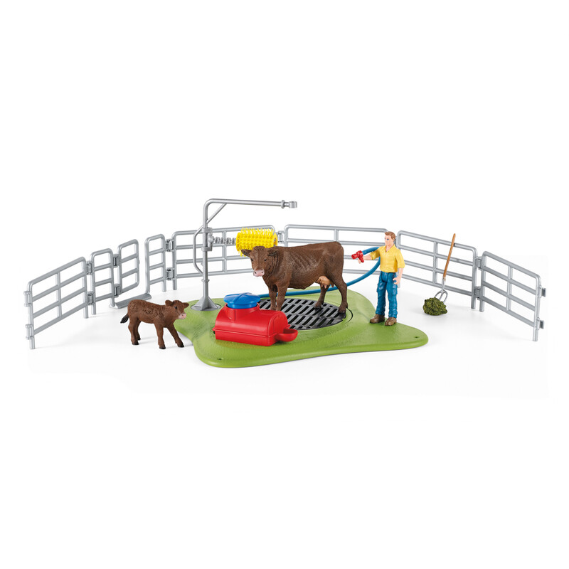 SCHLEICH - Mycí kout pro dobytek