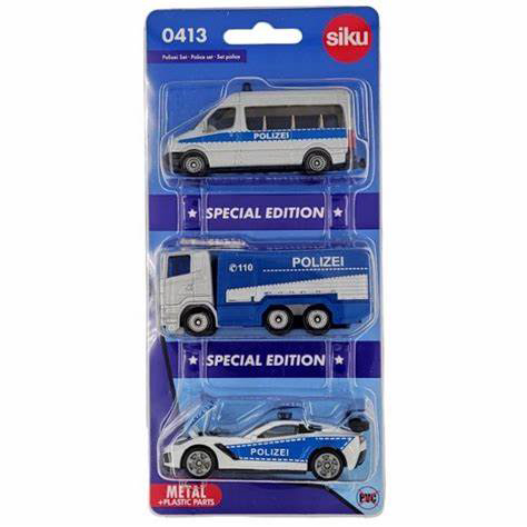 SIKU - Blister set - Policie set, 3 ks